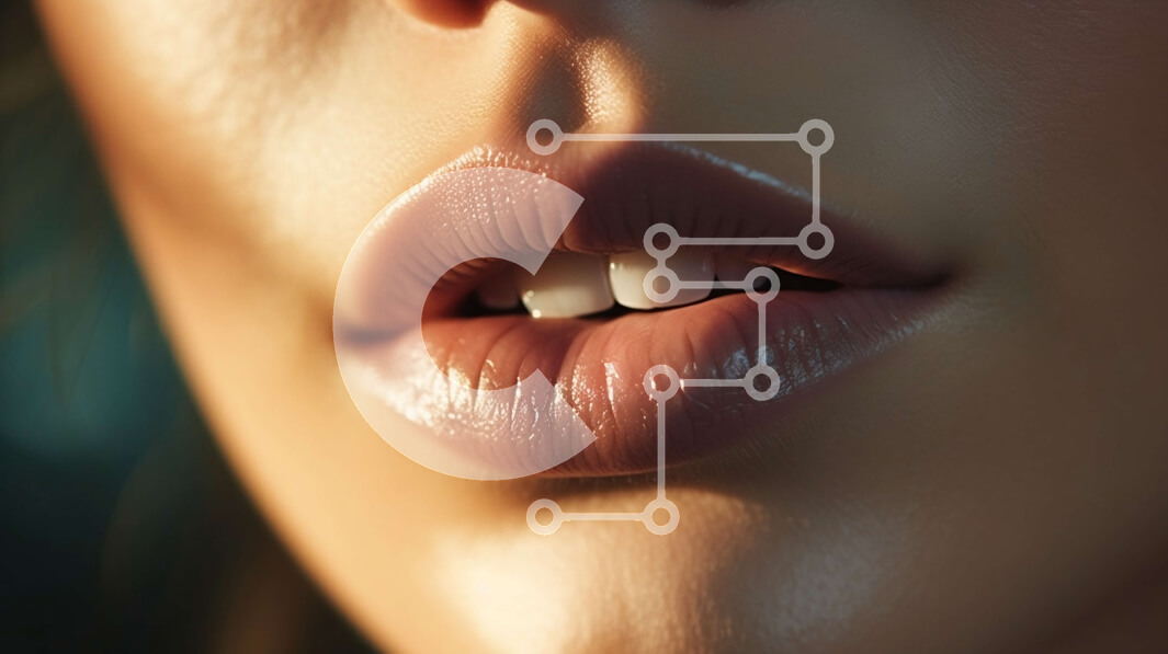 Intra Συλλεκτικό Ξύλινο Παζλ Plywood  4mm - Εκπληκτική φωτογραφία από κοντά της γυναίκας με σαρκώδη χείλη και μακριές βλεφαρίδες Σε Ξύλινο Κουτί - Διαστάσεις Puzzle: 10x10 cm – 25 κομμάτια