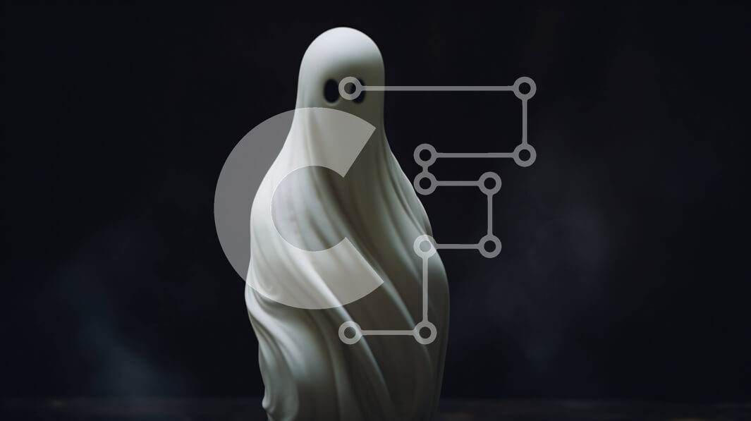 Intra Συλλεκτικό Ξύλινο Παζλ Plywood  4mm - Λευκό ειδώλιο φάντασμα που επιπλέει στην ομίχλη ή την ομίχλη Σε Ξύλινο Κουτί - Διαστάσεις Puzzle: 10x10 cm – 25 κομμάτια