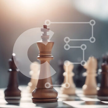 Intra Συλλεκτικό Ξύλινο Παζλ Plywood  4mm - Σκακιέρα με ασπρόμαυρα κομμάτια σκακιού Σε Ξύλινο Κουτί - Διαστάσεις Puzzle: 10x10 cm – 25 κομμάτια - Image 1