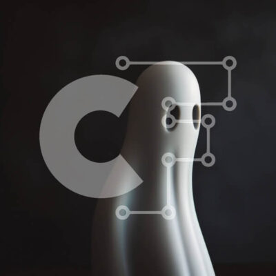 Intra Συλλεκτικό Ξύλινο Παζλ Plywood 4mm - Λευκό ειδώλιο φαντάσματος σε ημιτελές ξύλινο τραπέζι Σε Ξύλινο Κουτί - Διαστάσεις: 10x10 cm – 25 κομμάτια - Image 1