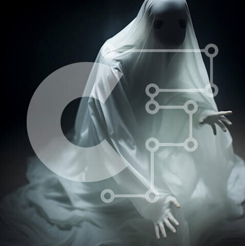 Intra Συλλεκτικό Ξύλινο Παζλ Plywood  4mm - Λευκή φιγούρα φάντασμα που κάθεται στο σκοτάδι Σε Ξύλινο Κουτί - Διαστάσεις Puzzle: 10x10 cm – 25 κομμάτια - Image 1