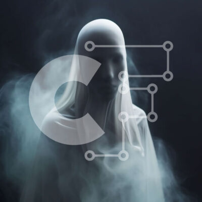 Intra Συλλεκτικό Ξύλινο Παζλ Plywood  4mm - Μυστηριώδης φιγούρα φάντασμα σε ομιχλώδες περιβάλλον Σε Ξύλινο Κουτί - Διαστάσεις Puzzle: 10x10 cm – 25 κομμάτια - Image 1