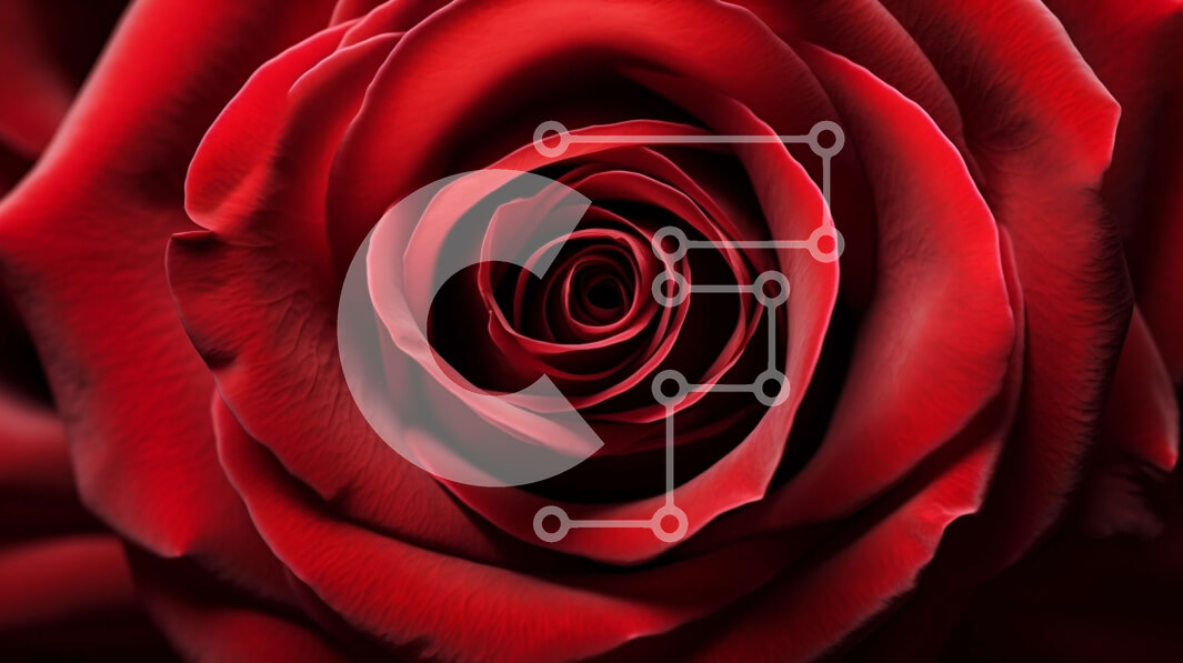 Intra Συλλεκτικό Ξύλινο Παζλ Plywood  4mm - Κοντινό πλάνο ενός κόκκινου τριαντάφυλλου Σε Ξύλινο Κουτί - Διαστάσεις: 10x10 cm – 25 κομμάτια