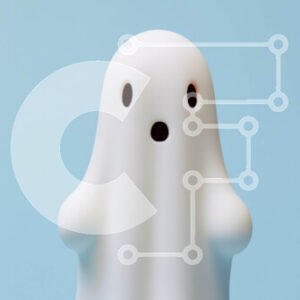 Intra Συλλεκτικό Ξύλινο Παζλ Plywood  4mm - Μικρό λευκό παιχνίδι φαντασμάτων που κάθεται στην άμμο Σε Ξύλινο Κουτί - Διαστάσεις: 10x10 cm – 25 κομμάτια