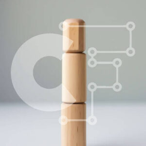 Intra Συλλεκτικό Ξύλινο Παζλ Plywood  4mm - Απλός και μινιμαλιστικός Ξύλινος Πύργος Σε Ξύλινο Κουτί - Διαστάσεις: 10x10 cm – 25 κομμάτια