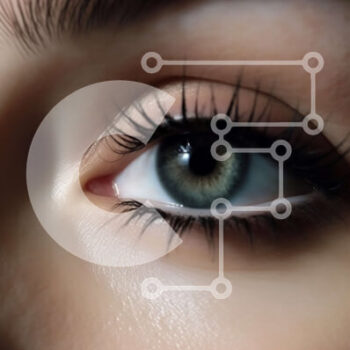 Intra Συλλεκτικό Ξύλινο Παζλ Plywood  4mm - Όμορφο κοντινό πλάνο γυναικείου ματιού με πράσινη σκιά ματιών Σε Ξύλινο Κουτί - Διαστάσεις Puzzle: 10x10 cm – 25 κομμάτια - Image 1