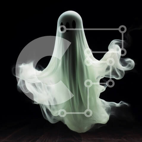 Intra Συλλεκτικό Ξύλινο Παζλ Plywood  4mm - Πλωτό φάντασμα που εκπέμπει λευκό καπνό Σε Ξύλινο Κουτί - Διαστάσεις Puzzle: 10x10 cm – 25 κομμάτια - Image 1