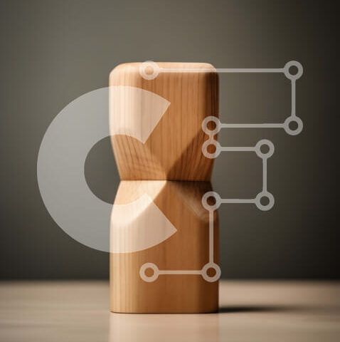 Intra Συλλεκτικό Ξύλινο Παζλ Plywood  4mm - Όμορφο Ξύλινο Γλυπτό Γυναικείου Κεφαλιού Σε Ξύλινο Κουτί - Διαστάσεις: 10x10 cm – 25 κομμάτια - Image 1