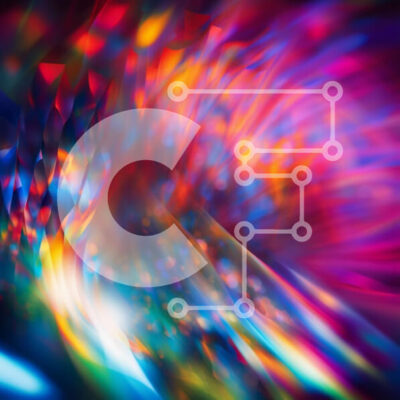 Intra Συλλεκτικό Ξύλινο Παζλ Plywood  4mm - Ζωντανή και εντυπωσιακή αφηρημένη εικόνα με ψυχεδελικό μοτίβο Σε Ξύλινο Κουτί - Διαστάσεις Puzzle: 10x10 cm – 25 κομμάτια - Image 1