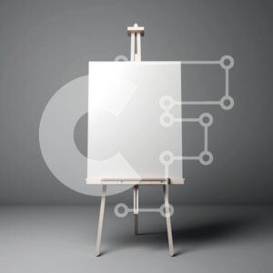 Intra Συλλεκτικό Ξύλινο Παζλ Plywood  4mm - Κενός καμβάς σε καβαλέτο | Φωτογραφία Αρχείου Σε Ξύλινο Κουτί - Διαστάσεις: 10x10 cm – 25 κομμάτια