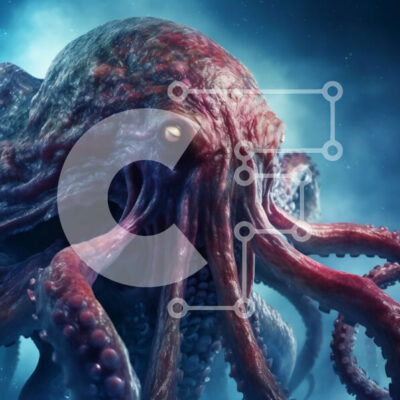 Intra Συλλεκτικό Ξύλινο Παζλ Plywood  4mm - Μυστηριώδης φωτογραφία ενός χταποδιού που υποβάλλεται σε μεταμόρφωση Σε Ξύλινο Κουτί - Διαστάσεις: 10x10 cm – 25 κομμάτια - Image 1