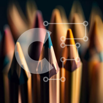 Intra Συλλεκτικό Ξύλινο Παζλ Plywood 4mm - Ζωντανή εικόνα με πολύχρωμα μολύβια που τακτοποιούνται σε κύκλο Σε Ξύλινο Κουτί - Διαστάσεις: 10x10 cm – 25 κομμάτια - Image 1