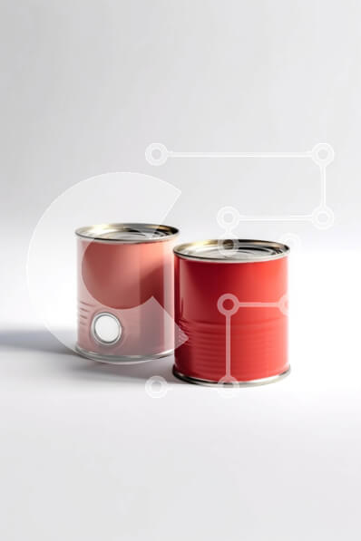 Intra Συλλεκτικό Ξύλινο Παζλ Plywood  4mm - Ζωντανή εικόνα δύο κουτιών κόκκινου χρώματος σε μια καθαρή λευκή επιφάνεια Σε Ξύλινο Κουτί - Διαστάσεις: 10x10 cm – 25 κομμάτια