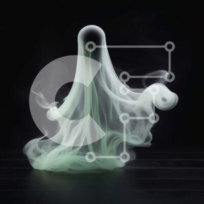 Intra Συλλεκτικό Ξύλινο Παζλ Plywood 4mm - Φιγούρα σαν φάντασμα που επιπλέει στον αέρα με λευκό καπνό Σε Ξύλινο Κουτί - Διαστάσεις Puzzle: 10x10 cm – 25 κομμάτια - Image 1