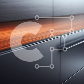 Intra Συλλεκτικό Ξύλινο Παζλ Plywood  4mm - Μαύρο ντουλάπι με ξύλινο τοπ - κομψό και μοντέρνο σχέδιο Σε Ξύλινο Κουτί - Διαστάσεις Puzzle: 10x10 cm – 25 κομμάτια - Image 1