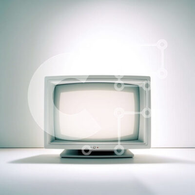 Intra Συλλεκτικό Ξύλινο Παζλ Plywood  4mm - Τηλεόραση ντεμοντέ με μικρή μαύρη οθόνη Σε Ξύλινο Κουτί - Διαστάσεις: 10x10 cm – 25 κομμάτια - Image 1