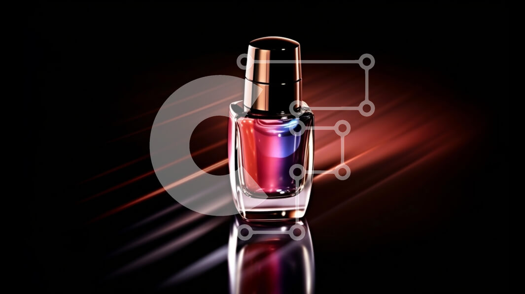 Intra Συλλεκτικό Ξύλινο Παζλ Plywood  4mm - Κομψό μπουκάλι αρώματος με αντανάκλαση φωτός σε μαύρο φόντο Σε Ξύλινο Κουτί - Διαστάσεις Puzzle: 10x10 cm – 25 κομμάτια