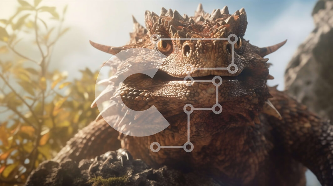 Intra Συλλεκτικό Ξύλινο Παζλ Plywood  4mm - Majestic Dragon με θέα σε ένα καταπράσινο δάσος Σε Ξύλινο Κουτί - Διαστάσεις: 10x10 cm – 25 κομμάτια - Image 1