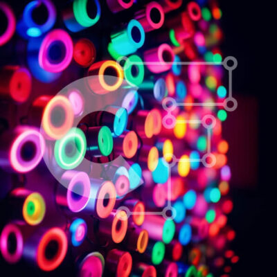 Intra Συλλεκτικό Ξύλινο Παζλ Plywood  4mm - Φωτεινοί και πολύχρωμοι λαμπτήρες που κρέμονται από την οροφή Σε Ξύλινο Κουτί - Διαστάσεις Puzzle: 10x10 cm – 25 κομμάτια - Image 1