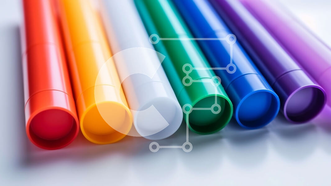 Intra Συλλεκτικό Ξύλινο Παζλ Plywood  4mm - Πολύχρωμα πλαστικά καλαμάκια σε λευκή επιφάνεια Σε Ξύλινο Κουτί - Διαστάσεις: 10x10 cm – 25 κομμάτια