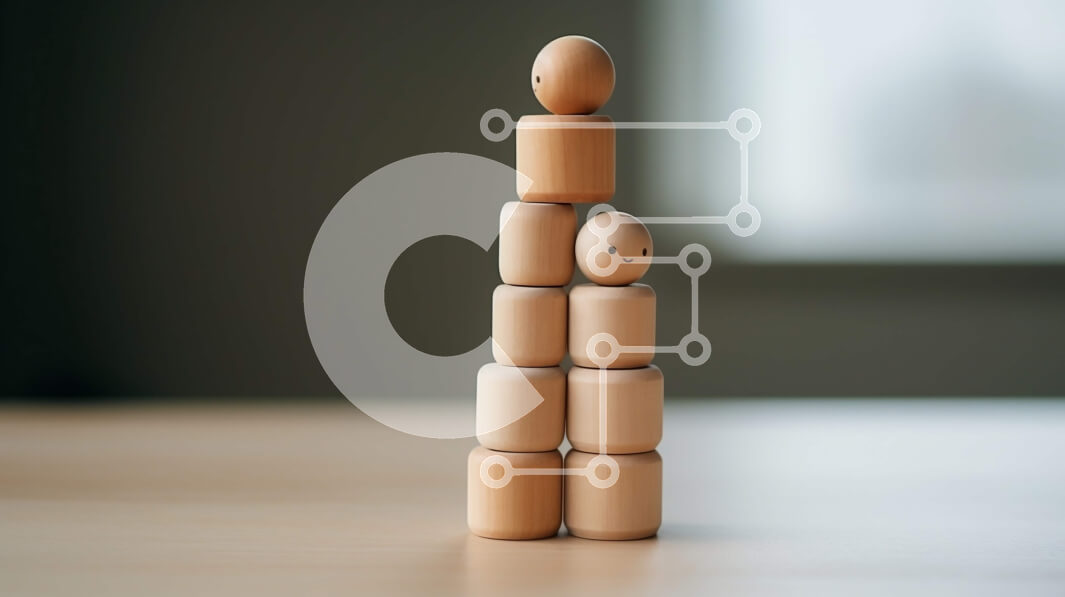 Intra Συλλεκτικό Ξύλινο Παζλ Plywood  4mm - Στοίβα από ξύλινες φιγούρες Σε Ξύλινο Κουτί - Διαστάσεις: 10x10 cm – 25 κομμάτια