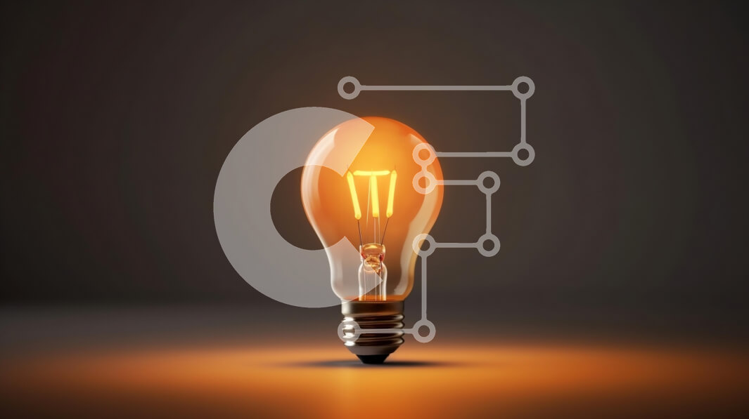 Intra Συλλεκτικό Ξύλινο Παζλ Plywood  4mm - Κίτρινη λάμπα φωτός με λαμπερό νήμα σε σκούρο φόντο Σε Ξύλινο Κουτί - Διαστάσεις Puzzle: 10x10 cm – 25 κομμάτια