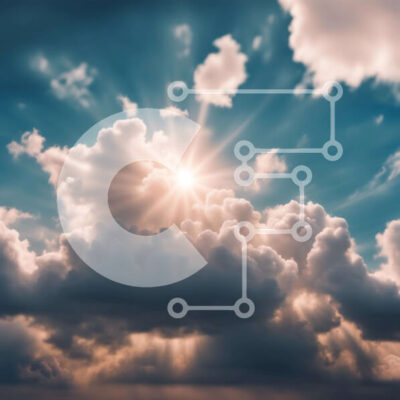 Intra Συλλεκτικό Ξύλινο Παζλ Plywood  4mm - Ήλιος που λάμπει μέσα από σύννεφα σε έναν συννεφιασμένο ουρανό Σε Ξύλινο Κουτί - Διαστάσεις: 10x10 cm – 25 κομμάτια - Image 1