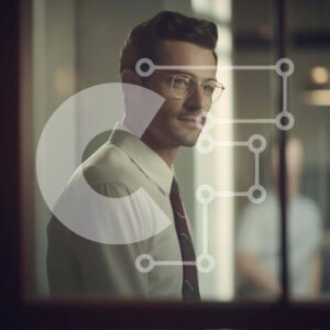 Intra Συλλεκτικό Ξύλινο Παζλ Plywood  4mm - Άτομο που στέκεται μπροστά από ένα ανοιχτό παράθυρο Σε Ξύλινο Κουτί - Διαστάσεις Puzzle: 10x10 cm – 25 κομμάτια