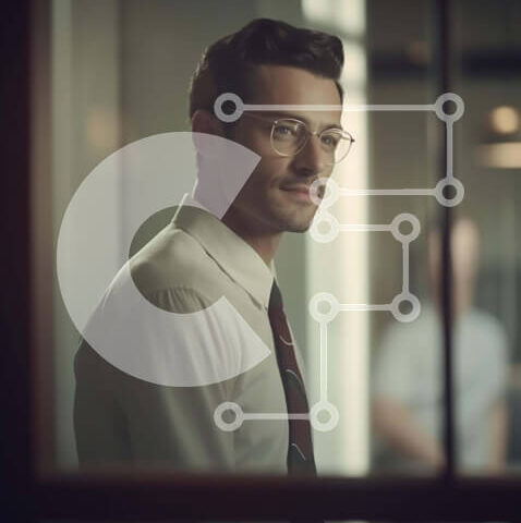 Intra Συλλεκτικό Ξύλινο Παζλ Plywood  4mm - Άτομο που στέκεται μπροστά από ένα ανοιχτό παράθυρο Σε Ξύλινο Κουτί - Διαστάσεις Puzzle: 10x10 cm – 25 κομμάτια - Image 1