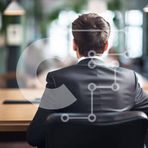 Intra Συλλεκτικό Ξύλινο Παζλ Plywood 4mm - Επιχειρηματίας στο γραφείο Σε Ξύλινο Κουτί - Διαστάσεις Puzzle: 10x10 cm – 25 κομμάτια - Image 1