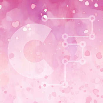 Intra Συλλεκτικό Ξύλινο Παζλ Plywood  4mm - Ροζ και μωβ φόντο ακουαρέλας με λευκές κουκκίδες Σε Ξύλινο Κουτί - Διαστάσεις Puzzle: 10x10 cm – 25 κομμάτια - Image 1