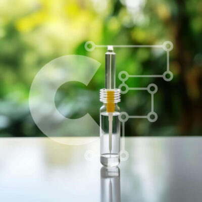 Intra Συλλεκτικό Ξύλινο Παζλ Plywood  4mm - Ιατρικό φιαλίδιο γεμάτο με διαυγές υγρό σε φυσικό περιβάλλον Σε Ξύλινο Κουτί - Διαστάσεις Puzzle: 10x10 cm – 25 κομμάτια - Image 1