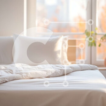 Intra Συλλεκτικό Ξύλινο Παζλ Plywood  4mm - Άνετο υπνοδωμάτιο με παράθυρο και θέα στο δάσος Σε Ξύλινο Κουτί - Διαστάσεις Puzzle: 10x10 cm – 25 κομμάτια - Image 1