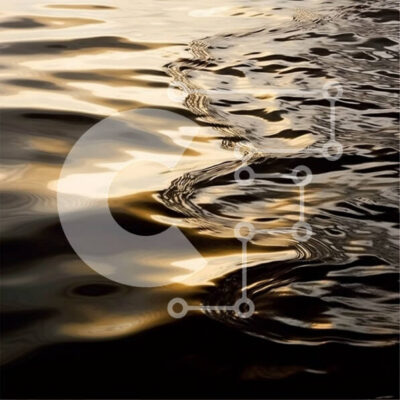 Intra Συλλεκτικό Ξύλινο Παζλ Plywood 4mm - Εκπληκτική εικόνα του ηλιοβασιλέματος πάνω από ήρεμο νερό με όμορφους κυματισμούς και αντανακλάσεις Σε Ξύλινο Κουτί - Διαστάσεις: 10x10 cm – 25 κομμάτια - Image 1