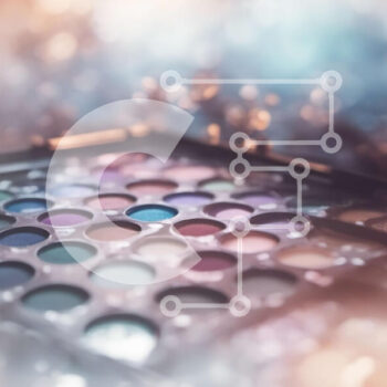 Intra Συλλεκτικό Ξύλινο Παζλ Plywood  4mm - Παλέτα μακιγιάζ με διάφορα χρώματα σκιάς ματιών, ρουζ και highlighter Σε Ξύλινο Κουτί - Διαστάσεις Puzzle: 10x10 cm – 25 κομμάτια - Image 1