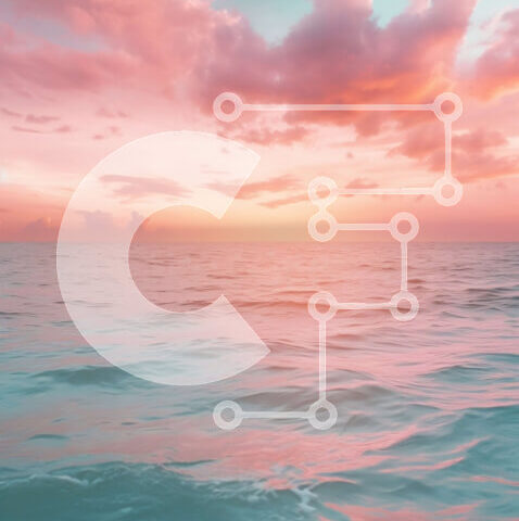 Intra Συλλεκτικό Ξύλινο Παζλ Plywood 4mm - Όμορφο ηλιοβασίλεμα πάνω από τον ωκεανό με πολύχρωμα σύννεφα Σε Ξύλινο Κουτί - Διαστάσεις: 10x10 cm – 25 κομμάτια - Image 1