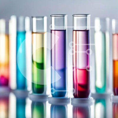 Intra Συλλεκτικό Ξύλινο Παζλ Plywood  4mm - Ζωντανή εικόνα πολύχρωμων υγρών σε δοκιμαστικούς σωλήνες Σε Ξύλινο Κουτί - Διαστάσεις Puzzle: 10x10 cm – 25 κομμάτια - Image 1