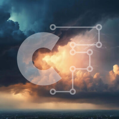 Intra Συλλεκτικό Ξύλινο Παζλ Plywood  4mm - Επικείμενη Καταιγίδα: Σκοτεινός Ουρανός με Αστραπές και Καταιγίδες Σε Ξύλινο Κουτί - Διαστάσεις Puzzle: 10x10 cm – 25 κομμάτια - Image 1