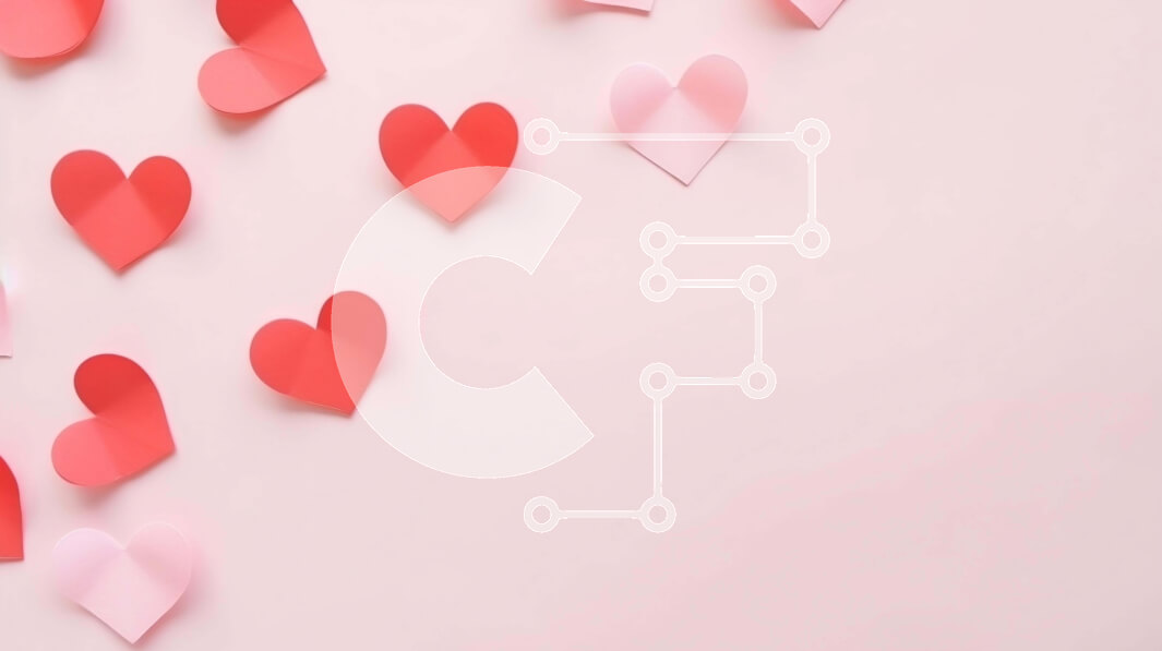 Intra Συλλεκτικό Ξύλινο Παζλ Plywood  4mm - Πλωτές χάρτινες καρδιές σε ροζ φόντο - Ημέρα του Αγίου Βαλεντίνου Σε Ξύλινο Κουτί - Διαστάσεις Puzzle: 10x10 cm – 25 κομμάτια