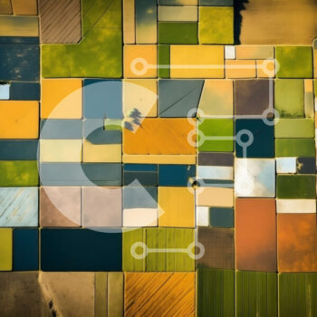 Intra Συλλεκτικό Ξύλινο Παζλ Plywood  4mm - Οπτικά ελκυστικό μωσαϊκό φόντο σε διαφορετικές αποχρώσεις του πράσινου, του κίτρινου και του καφέ Σε Ξύλινο Κουτί - Διαστάσεις Puzzle: 10x10 cm – 25 κομμάτια - Image 1