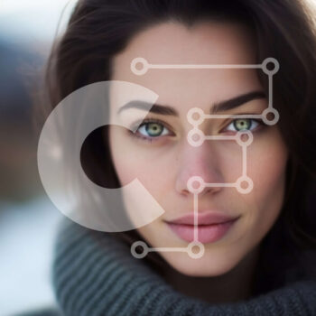 Intra Συλλεκτικό Ξύλινο Παζλ Plywood  4mm - Πορτρέτο μιας σοβαρής νεαρής γυναίκας Σε Ξύλινο Κουτί - Διαστάσεις Puzzle: 10x10 cm – 25 κομμάτια - Image 1