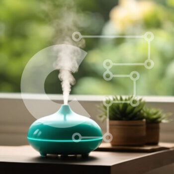 Intra Συλλεκτικό Ξύλινο Παζλ Plywood  4mm - Μπλε υγραντήρας με ατμό Σε Ξύλινο Κουτί - Διαστάσεις Puzzle: 10x10 cm – 25 κομμάτια - Image 1