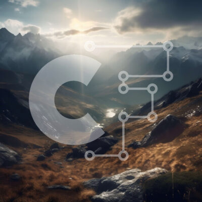 Intra Συλλεκτικό Ξύλινο Παζλ Plywood  4mm - Όμορφη γραφική θέα στην οροσειρά με έναν λαμπερό ήλιο Σε Ξύλινο Κουτί - Διαστάσεις: 10x10 cm – 25 κομμάτια - Image 1