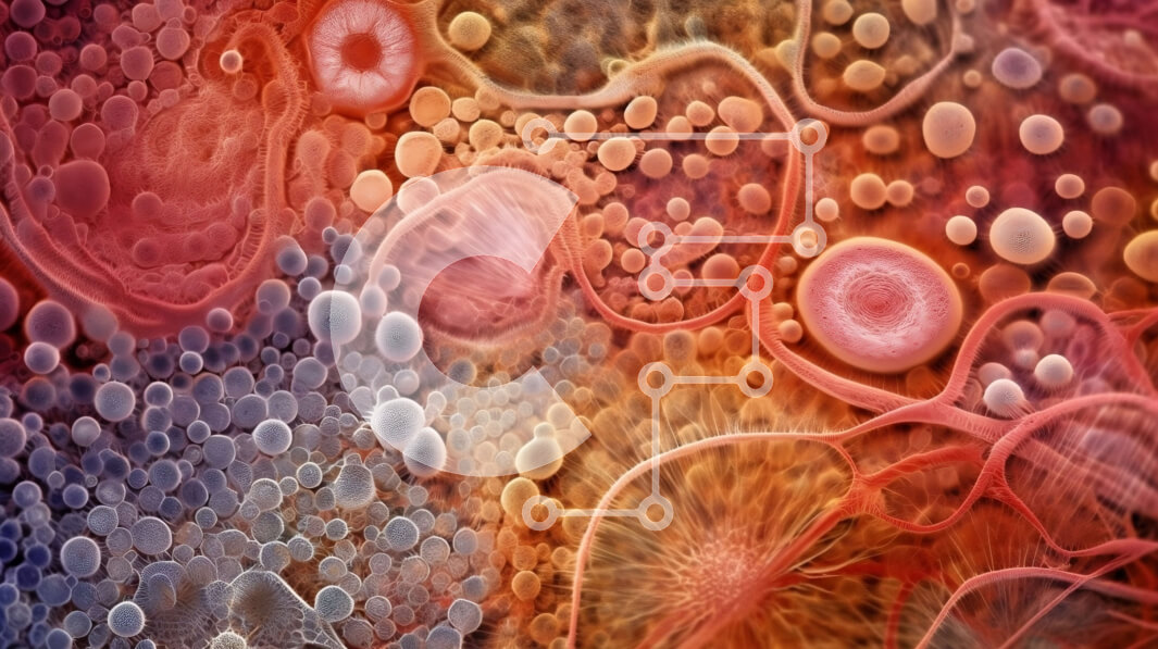 Intra Συλλεκτικό Ξύλινο Παζλ Plywood  4mm - Δονούμενη και ενεργητική αφηρημένη εικόνα των στροβιλιζόμενων φυσαλίδων Σε Ξύλινο Κουτί - Διαστάσεις Puzzle: 10x10 cm – 25 κομμάτια