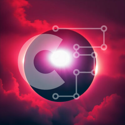 Intra Συλλεκτικό Ξύλινο Παζλ Plywood  4mm - Εκπληκτική εικόνα ενός κόκκινου ήλιου με έντονο φως και σκοτεινά σύννεφα Σε Ξύλινο Κουτί - Διαστάσεις: 10x10 cm – 25 κομμάτια - Image 1