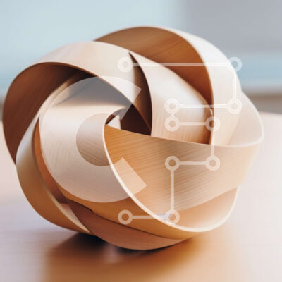 Intra Συλλεκτικό Ξύλινο Παζλ Plywood  4mm - Κυκλικό ξύλινο γλυπτό στο τραπέζι με ανοιχτό παράθυρο Σε Ξύλινο Κουτί - Διαστάσεις: 10x10 cm – 25 κομμάτια - Image 1