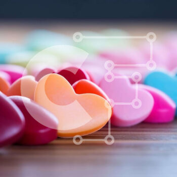 Intra Συλλεκτικό Ξύλινο Παζλ Plywood  4mm - Πολύχρωμη σύνθεση καραμέλας σε σχήμα καρδιάς Σε Ξύλινο Κουτί - Διαστάσεις Puzzle: 10x10 cm – 25 κομμάτια - Image 1