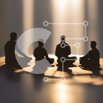 Intra Συλλεκτικό Ξύλινο Παζλ Plywood  4mm - Διαλογιστικές φιγούρες σε σιλουέτα Σε Ξύλινο Κουτί - Διαστάσεις Puzzle: 10x10 cm – 25 κομμάτια - Image 1