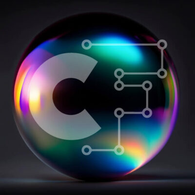 Intra Συλλεκτικό Ξύλινο Παζλ Plywood  4mm - Δονούμενη και αντανακλαστική πολύχρωμη μπάλα σε μια σκοτεινή επιφάνεια Σε Ξύλινο Κουτί - Διαστάσεις: 10x10 cm – 25 κομμάτια - Image 1