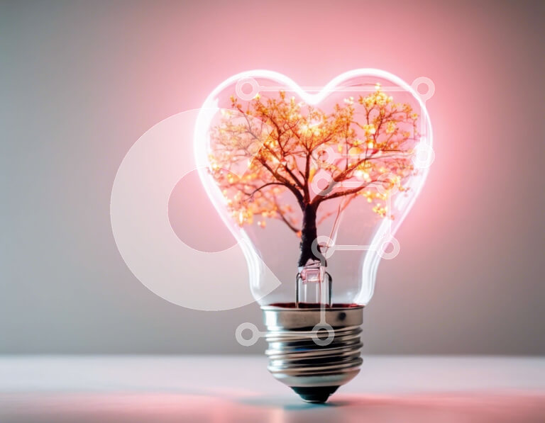 Intra Συλλεκτικό Ξύλινο Παζλ Plywood  4mm - Λάμπα σε σχήμα καρδιάς με τεχνητό δέντρο μέσα Σε Ξύλινο Κουτί - Διαστάσεις: 10x10 cm – 25 κομμάτια